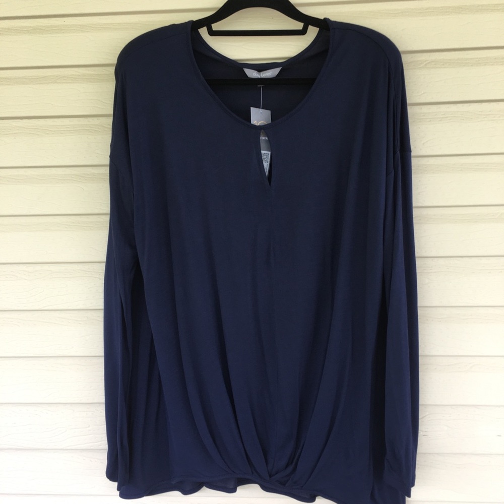 Daisy Fuentes Pleat Waist Tunic